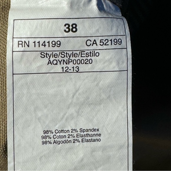 Quicksilver Men’s Pants 38 Khaki Pants - Picture 11 of 16